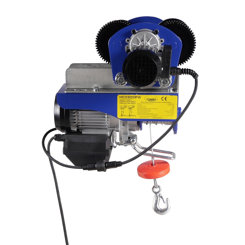 Cable hoist wireless 150 / 300kg 230V