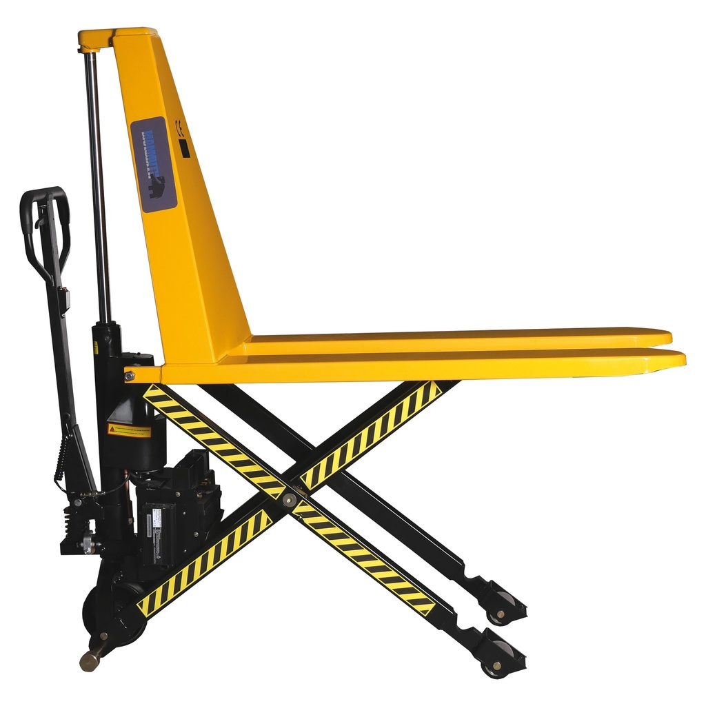 Semi-electric high-lift pallet truck 1000kg