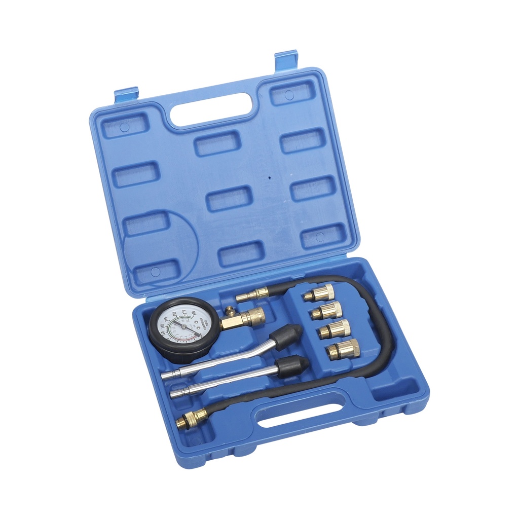 Compressie tester set benzine 8 delig