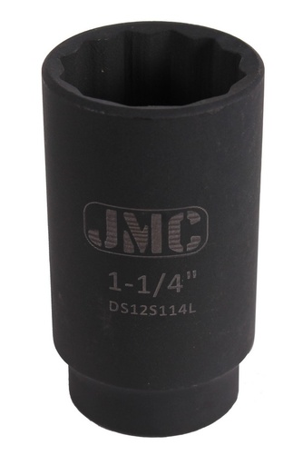 [DS12S114L] Impact deep socket 12pt 1/2" 1 1/4"