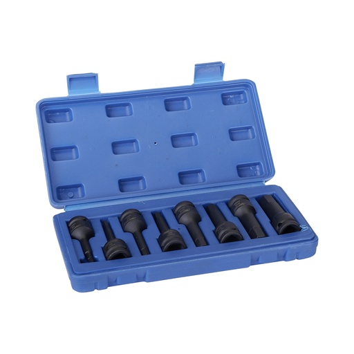 [DS08IH] Inner hexagon bit socket set impact 1/2" 8 pieces