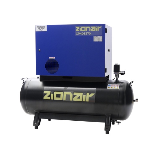 [CP40S270] Compressor silent 4kW 400V 11 bar 270L tank